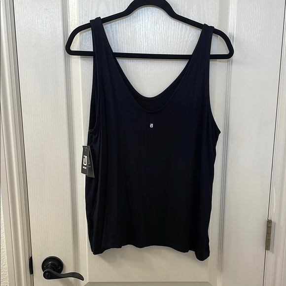 Ideology Black Sleeveless Relaxed Tank Top - Picture 5 of 6